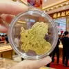 Shuibei Mismo Estilo Oro Puro 999 Pegatina de Teléfono de Oro 2mg Tesoro Pequeño Regalo para Atraer Riqueza Pegatina de Tarjeta de Oro Venta al por Mayor