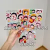 Pegatinas Lindas de Dibujos Animados Estilo Japonés de la Juguetona Chibi Maruko-chan para Diario DIY, Funda de Teléfono, Botella de Agua, Tarjeta Trasera, Decoración de Tableta