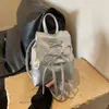 Bolsa Saco de Moda Transfronteiriça com Laço de Grande Capacidade 2024 Nova Bolsa de Ombro Mochila Escolar de Estudante de Comércio Exterior Transfronteiriça