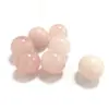 Amazon Cross-Border Venda Quente Cristal Rosa Natural 20mm Contas Redondas Não Porosas Pedra Solta Acessórios para Pulseira DIY Fabricante Atacado