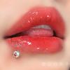 Hijo de Satanás hija rica lip nail diamond flash rosca interna flash diamond lip nail ear bone nail chica caliente