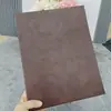 Pasta com Encadernação em Espiral, Capa Dura em Couro, Formato A4, com Folhas Soltas, em Estoque, Livro para Armazenamento de Amostras de Tecido com 3 Furos, Livro de Amostras de Cartões Coloridos, Livro de Amostras de Tecido em Branco