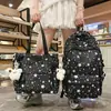 Mochila Escolar Estilo Japonés Ins Nicho Nueva de Alto Valor Fresca Dulce Estrella para Estudiantes de Secundaria y Preparatoria
