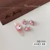 Arte de uñas con diamantes K9 sin base, azul transparente brillante de moda, lujo, arte de uñas con acabado de diamante grande, bola de diamante para uñas