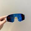 Gafas de Sol Deportivas para Niños Montura Grande Gafas de Esquí Ciclismo Gafas Cortaviento Niños Gafas de Sol Guapas Resistentes a los Rayos UV