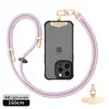 Lanyard para teléfono móvil con explosiones se puede colgar en la espalda cuerda ajustable para colgar en el cuello cuerda tejida corta para la muñeca anti-pérdida venta al por mayor de fábrica