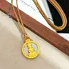 Loja de Ouro Mesmo Estilo Ouro Antigo de Areia Colorido Cem Bênçãos Lótus Buda Bússola Pingente Novo Estilo Chinês Pingente Buda Vairocana