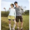 Estilo Nuevo de Verano Seda de Hielo Cálida Ultra Delgada Sin Costuras Ropa con Protección Solar Chaqueta de Ciclismo Chaqueta de Pareja Desmontable Personalización Grupal Lo