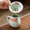 Colador de Té de Loto Jin Tang Fu Hua de Fábrica Malla de Filtro Cerámica Separador de Agua y Té Accesorios para Juego de Té