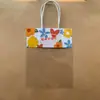 Bolsa de Mão Ins Dia do Professor Bolsa Transparente para Embalagem de Buquê Bolsa de Presente Feliz Dia do Professor Bolsa de Material para Embalagem de Flores