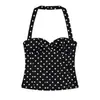 Comercio Exterior Transfronterizo Ropa de Mujer al por Mayor 2026 Nuevo Estilo Europeo y Americano Top de Encaje Estilo Lencería con Cuello Halter