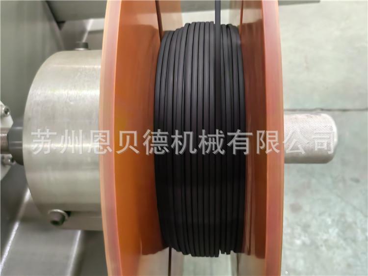 铜丝铁丝塑料涂层挤出包覆生产线 (37)