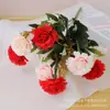 Peônia artificial de outono fornecimento direto da fábrica flor de decoração arranjo de flores decoração decoração de casamento adereços para fotografia sala de estar exterior atacado
