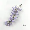 Enredadera de flores artificiales, guirnalda de campanillas de guisante, pasador de pelo hecho a mano DIY, tocado floral, kit de materiales para corona, decoración para fotografía en casa