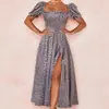 Vestido Nuevo Estilo Otoño 2026 Estilo Europeo y Americano Comercio Transfronterizo Ropa para Mujer Dropshipping Estilo Casual de Vacaciones Vestido Largo Estampado