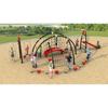 Juguete de Exterior para Jardín de Niños Marco de Escalada Puente Entrenamiento Físico Comunidad Exterior No Estándar Gateo Desarrollo Combinación Infantil