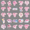 50 Pegatinas de Conejo Saltador Sanrio Dibujos Animados bonbonribbon Papelería Decorativa Pegatinas de Papa Pequeña que Gotean