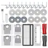 Wanchuang es adecuado para accesorios del robot aspirador Stone Q revo Curv, incluyendo cepillos laterales, cepillos rodantes, bolsas para el polvo, filtros HEPA y paños para fregar.