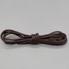 Cordones de Zapato de Cuero para Hombres y Mujeres Negro Redondo Fino Enceraos Zapatos Casuales de Negocios Marrón Marrón Botas Cuerda de Cordón de Zapato