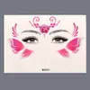 Colorido Lindo Mariposa Niños Niñas Rendimiento Pegatinas Pintura Facial Mariposa Soñadora Pegatinas Tatuaje Esquinas de los Ojos
