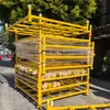 Estanterías Personalizadas de Ángulo de Acero Plegable, Estanterías de Almacenamiento Apilables, Estanterías para Almacenamiento de Tela, Estanterías de Carga Pesada, Estanterías de Almacenamiento Plegables