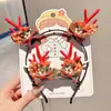 Diadema de Cabeza de Oso Navideño para Mujer, Diadema de Ambiente Festivo para Fiesta, Accesorios para el Cabello Pinza para el Pelo con Lazo de Disfraz Cosplay
