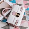 Bolsas de Design de Nicho Populares Deste Ano, Bolsas Femininas, Novas Bolsas Transversais de Ombro com Fecho da Moda, Bolsas Quadradas Pequenas com Textura de Cor Pura