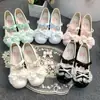 Zapatos Mary Jane suaves estilo colegial para mujer, nuevo modelo 2026, ribete de encaje, hebilla de lazo, punta redonda, tacón grueso, zapatos para el día a día