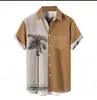 Camisa Casual de Manga Corta para Hombre con Estampado Digital 3D, Nueva de Verano, Comercio Exterior Transfronterizo 2024, Camisa para Hombre