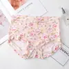 Ropa Interior Sin Costuras para Mujer, Entrepierna de Algodón Puro Antibacteriano, Transpirable, Estampada para Niñas, Estilo Delgado de Verano, Cintura Media, Talla Grande, Estilo de Seda de Hielo para Mujer