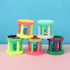 Juguete para Gato Plástico Campana Tambor Flor Burla Gato Auto-Entretenimiento Color a Juego Hueco Bola de Sonido Gatito Interactivo Suministros para Mascotas