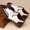 Zapatos de Vestir de Cuero para Hombre Brogue Británico Tallado con Cordones Formales para Boda Transpirables Resistentes al Desgaste Casuales para Hombre