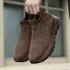 Zapatillas deportivas para correr de suela gruesa, ligeras, para pareja, talla grande, versátiles, estilo calcetín, de malla tejida en fly-knit, moda masculina moderna