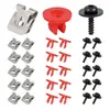 Adequado para Ford Lincoln protetor de cárter do motor protetor do chassi kit de grampo de parafuso T30 porca U