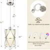 Lámpara de mesa para isla de cocina Zhongshan Lighting Amazon Transfronteriza Moderna Minimalista Barra de bar Restaurante Arte de Hierro Vidrio Lámpara Colgante Pequeña