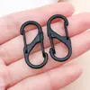 Hebilla Doble en Forma de S Pintada de Aleación de Zinc Multicolor 33x14mm Accesorios para Hebilla de Bolso Antirrobo DIY para Muñecas