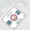 Alfombrilla de Ratón Personalizada, Resistente a Manchas, Engrosada, Bordes Reforzados, con Texto Auspicioso, para Teclado, Juegos de Computadora, Oficina, Antideslizante, Tendencia Nacional de Escritorio