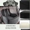 Nido para Mascotas de Coche Lavable y Extraíble Cama de Viaje para Asiento de Coche con Bolsillo Cinturón de Seguridad para Perros Suministro Transfronterizo Universal