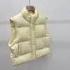 Popular Chaleco de Plumón de Pato Blanco al 90% con Cuello Alto para Mujer, Ropa de Abrigo para Otoño e Invierno 2026, Chaleco Cálido Casual Simple de Moda