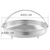 Vaporera de acero inoxidable, vaporera resistente al agua, vaporera, rejilla para olla, vaporera doméstica, cocina, pan al vapor, bollo al vapor con trípode