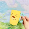 Taza de lavado infantil linda con asa plegable, taza de enjuague bucal simple para parejas, taza de cepillado de dientes dopamina para dormitorio
