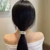 Nuevo Anillo para el Cabello Curvo Irregular Moda Cola de Caballo Cuerda para la Cabeza Elegante Banda Elástica de Goma Tendón de Goma Cuerda para el Cabello de Bola Versátil