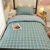 A6L Algodón Dormitorio Estudiantil Juego de Tres Piezas Cama Superior e Inferior Ropa de Cama 100 Sábana Funda de Edredón Juego de Seis Piezas Edredón