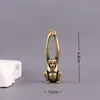 Latón Zodiaco Mono Creativo Tres Dimensional Gibón Adorno Personalizado Micro Paisaje Mascota de Té Paisajismo Pequeño Regalo Venta al por Mayor