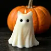 Velas Perfumadas de Gato y Perro Fantasma de Halloween, Diseños Creativos, Artículos de Regalo, Accesorios de Mesa Fotográfica Atmosféricos, Velas Fantasma
