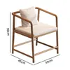Mesa de Centro de Madera Maciza Color Madera para Todas las Estaciones, Mesa y Sillas de Madera Maciza para Preparar Té, Mesa de Té Integrada Minimalista Moderna para Hotel, B&B, Sala de Exposiciones, Oficina