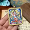 Thangka Tíbet Nepal Thangka Puro Pintado a Mano Vajrasattva Núcleo de Tarjeta 4*5