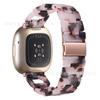 Para Fitbit versa4 D-type pulseira de relógio de resina versa3 acrílica pulseira de relógio inteligente