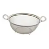 Cesta de drenaje reforzada de acero inoxidable cesta de piscina cesta de frutas cocina cesta Amoy con asa cesta para lavar juego al por mayor