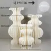 Soporte de postre de columna romana expositor columna de flores adorno accesorios de boda columna plegable papel de compromiso vitrina de pilar redondo